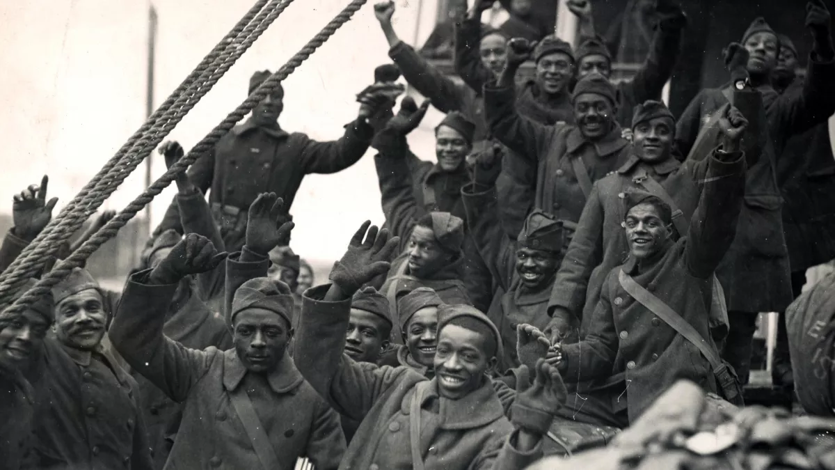 Paul Thompson / War department / National Archives LA GRANDE GUERRE DES HARLEM HELLFIGHTERS