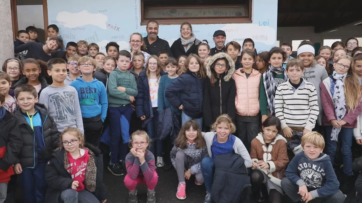 Photo de classe à Mussidan Photo de classe à Mussidan