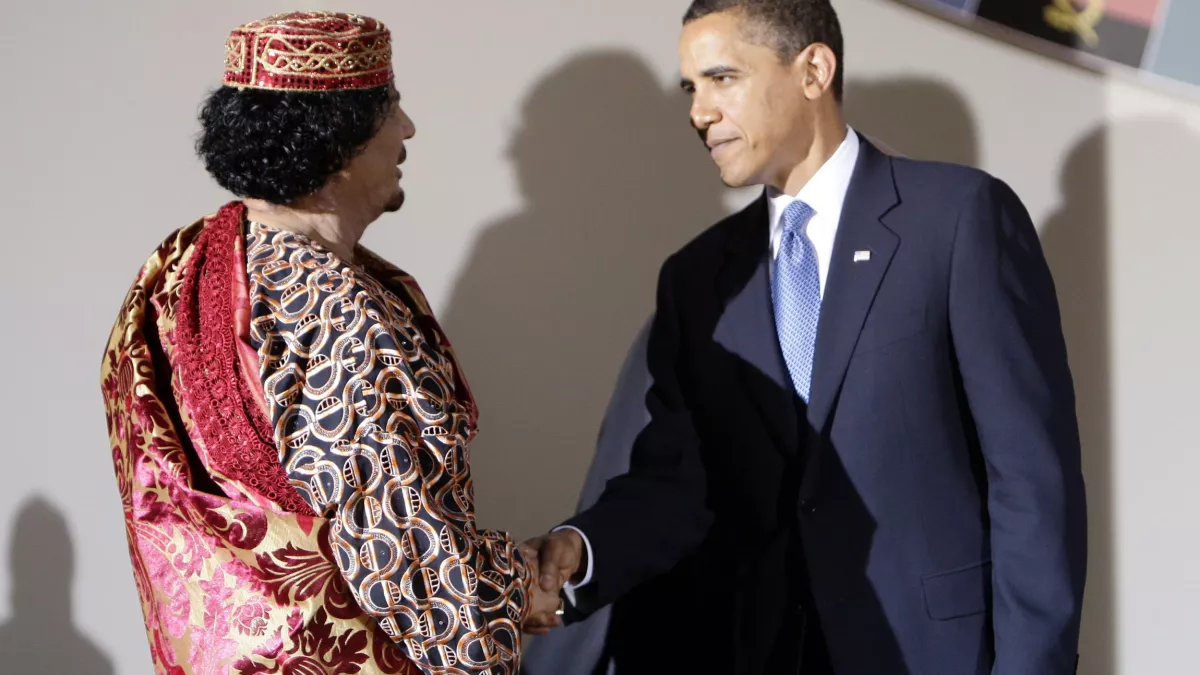 © AFP TUEZ KADHAFI !