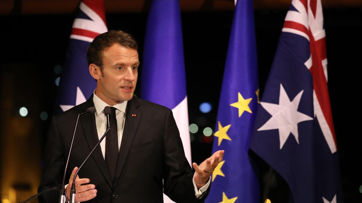 E.Macron en Australie - AFP