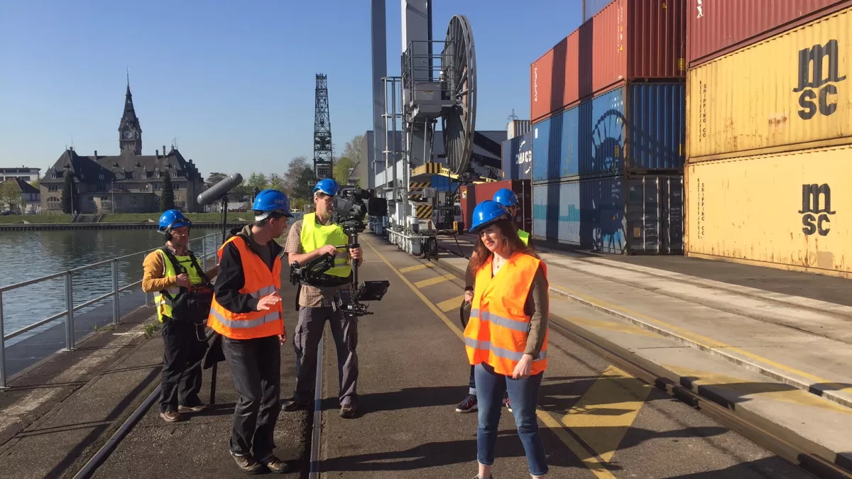 Pourquoi chercher plus loin - Port du Rhin, porte de Strasbourg - crédit FTV Pourquoi chercher plus loin - Port du Rhin, porte de Strasbourg - crédit FTV