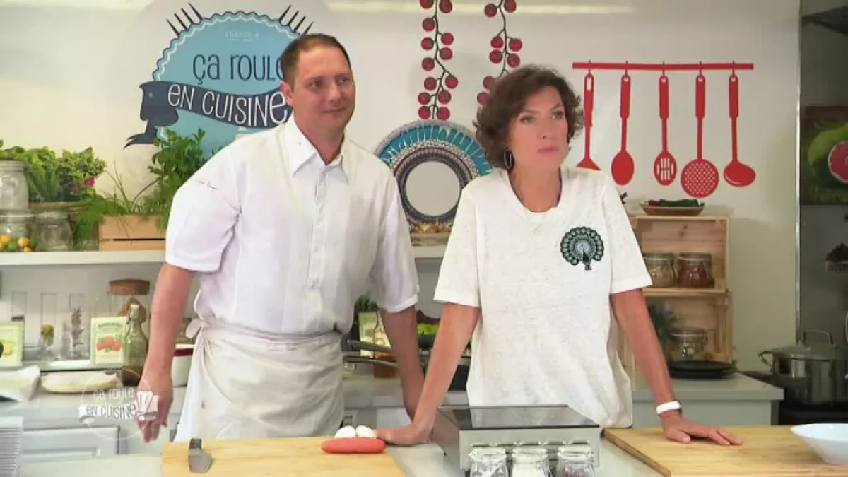 ça roule en cuisine - Mathieu Fourreau et Sophie Menut - crédit FTV ça roule en cuisine - Mathieu Fourreau et Sophie Menut - crédit FTV