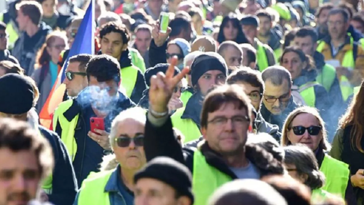 Manifestation des "gilets jaunes" le 1er décembre 2018 à Toulouse. / © Pascal PAVANI / AFP Manifestation des "gilets jaunes" le 1er décembre 2018 à Toulouse. / © Pascal PAVANI / AFP