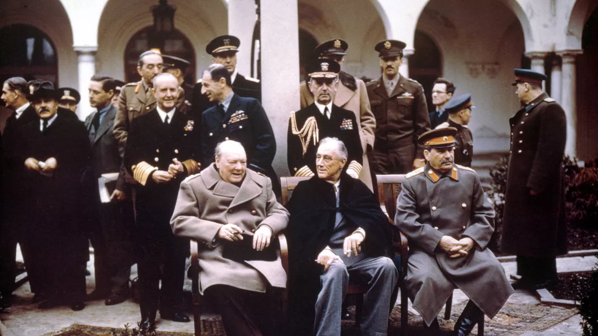 Yalta Staline Churchill et Roosevelt Yalta Staline Churchill et Roosevelt