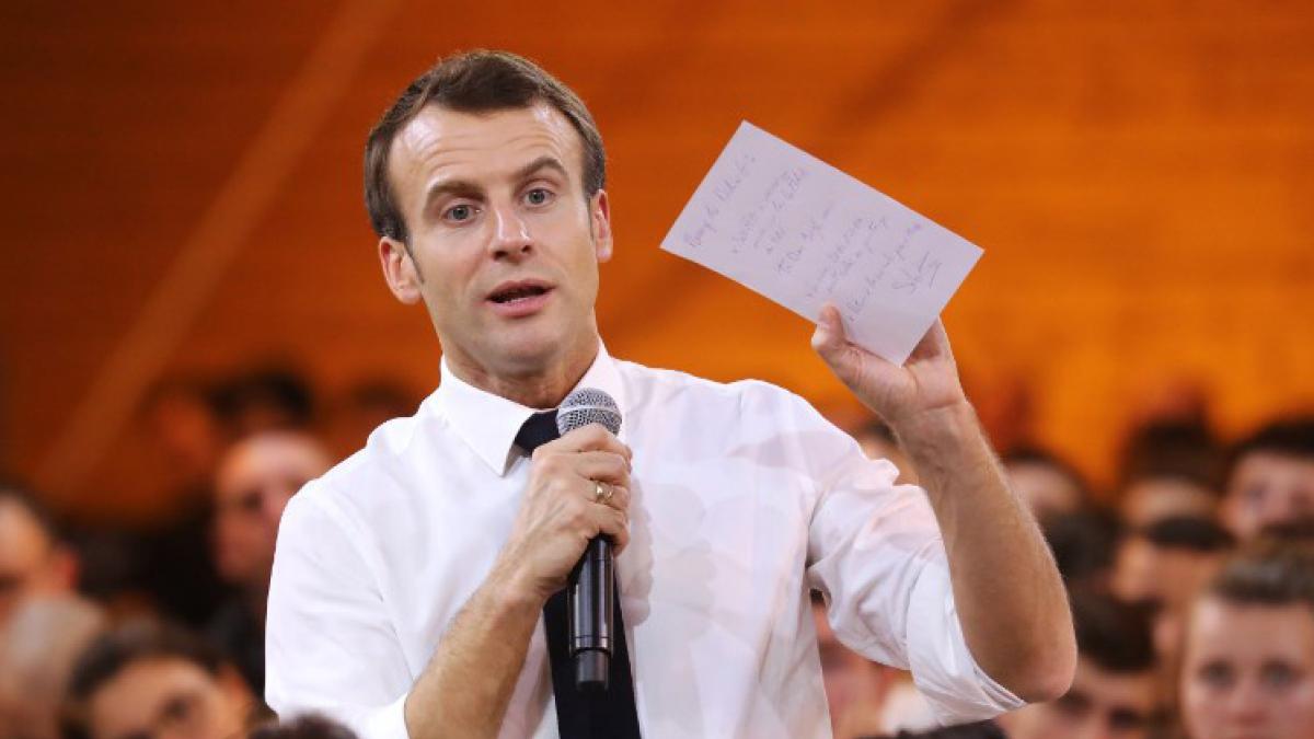 Emmanuel Macron, copyright Ludovic Marin/ AFP