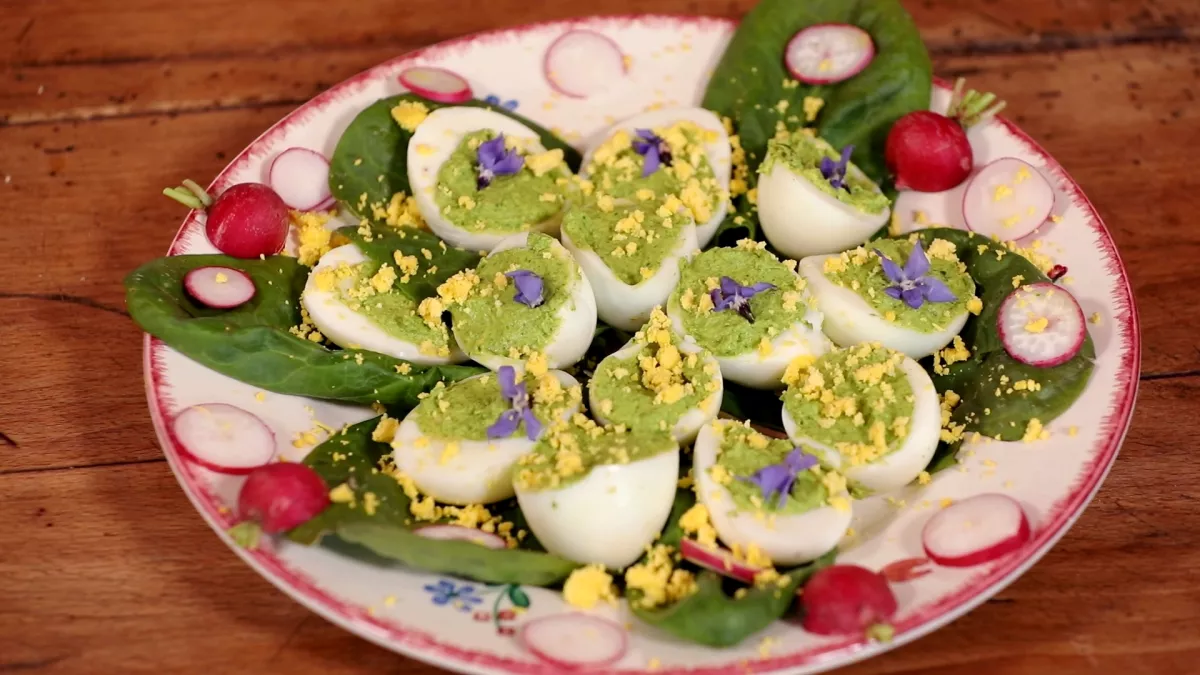 effeuillé d'oeuf au cresson effeuillé d'oeuf au cresson