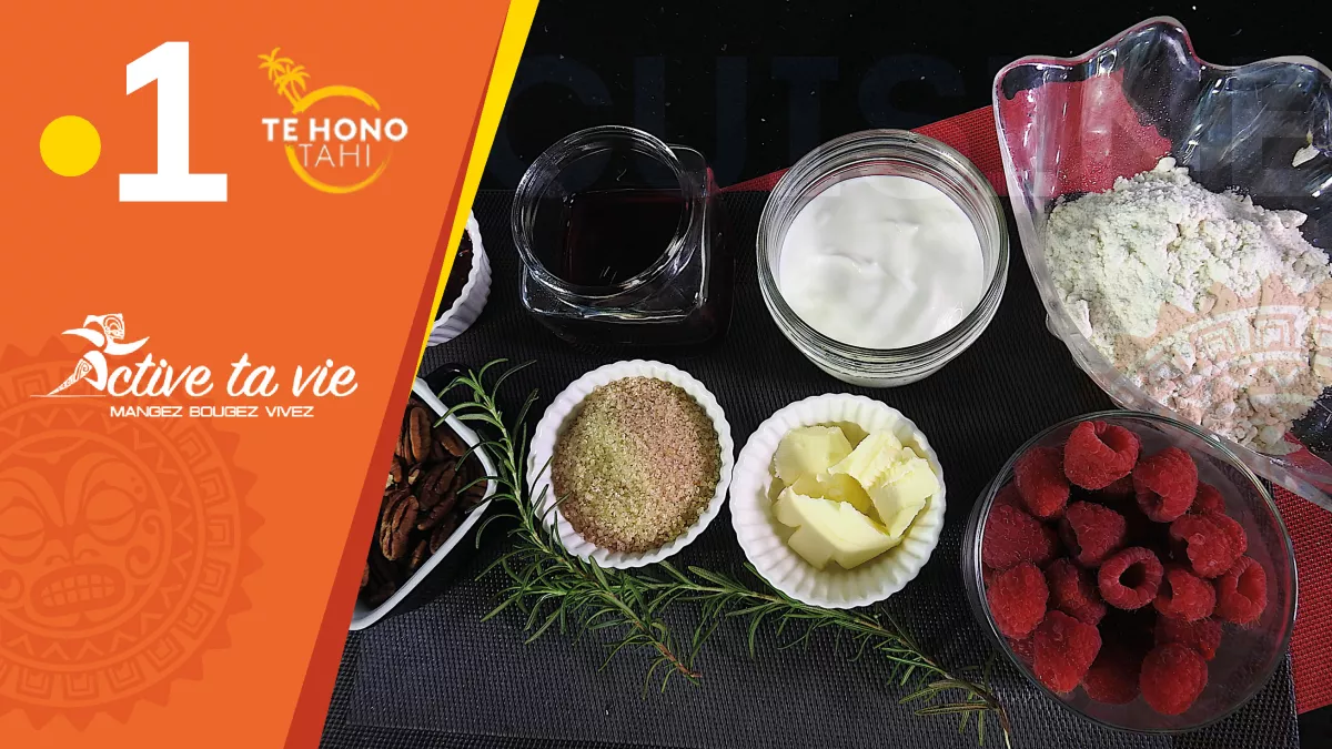 ACTIVE TA VIE EP 33 - Crumble aux noix de pécan et aux framboises ACTIVE TA VIE EP 33