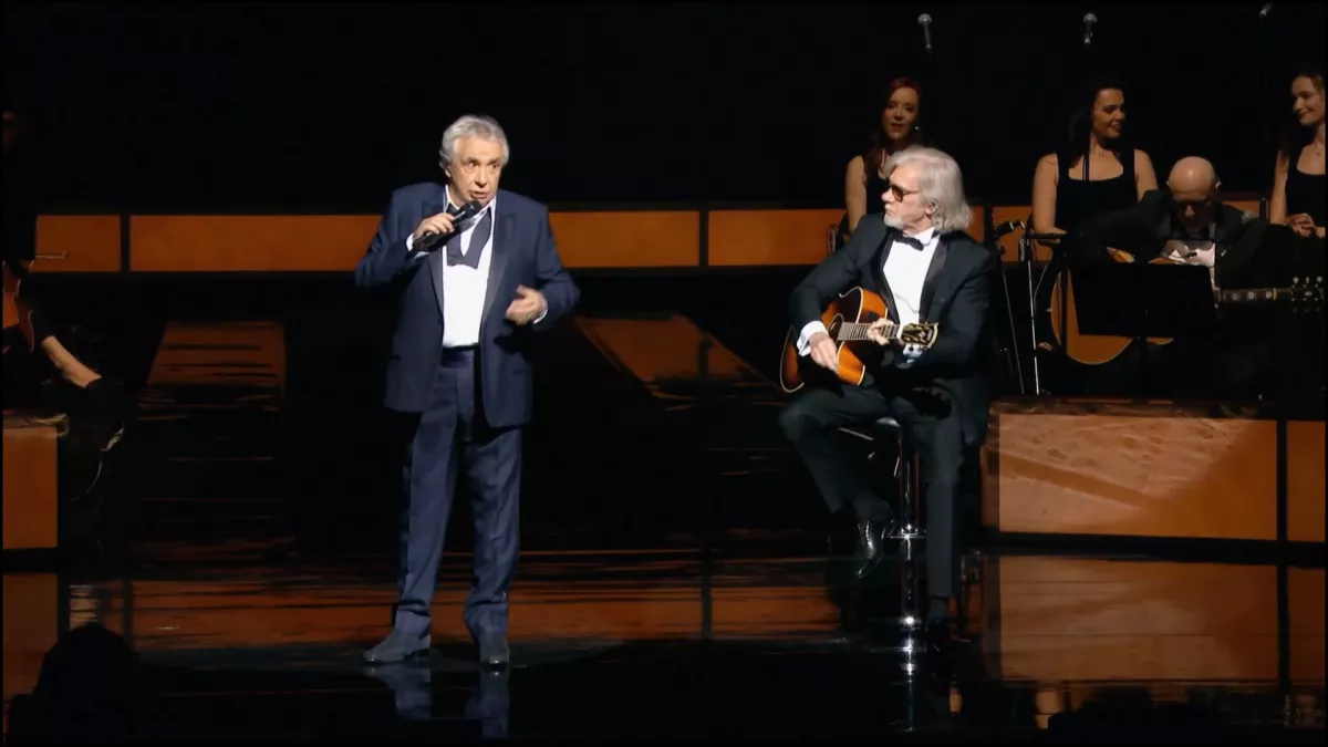 Michel Sardou et Pierre Billon Michel Sardou et Pierre Billon