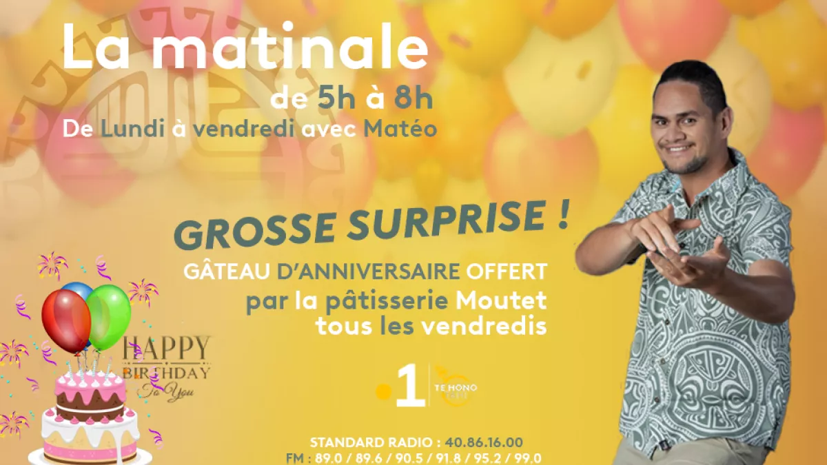 @servicecommunicationpolynesieLa1ere La matinale - Grosse Surprise tous les vendredis