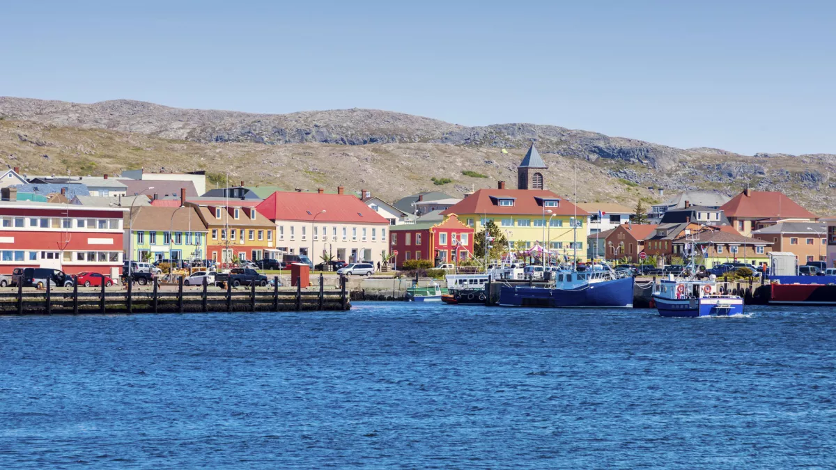 Getty Images/iStockphoto/benkrut Saint Pierre panorama from the sea