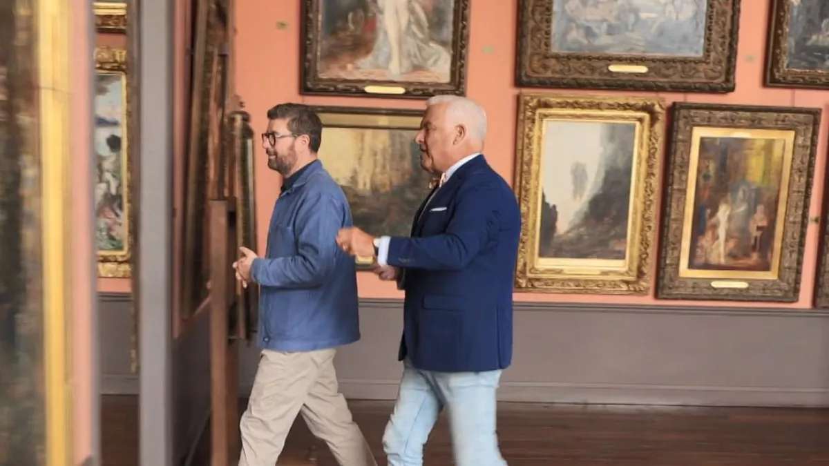 Yvan et Frédérick au musée Gustave Moreau Yvan et Frédérick au musée Gustave Moreau