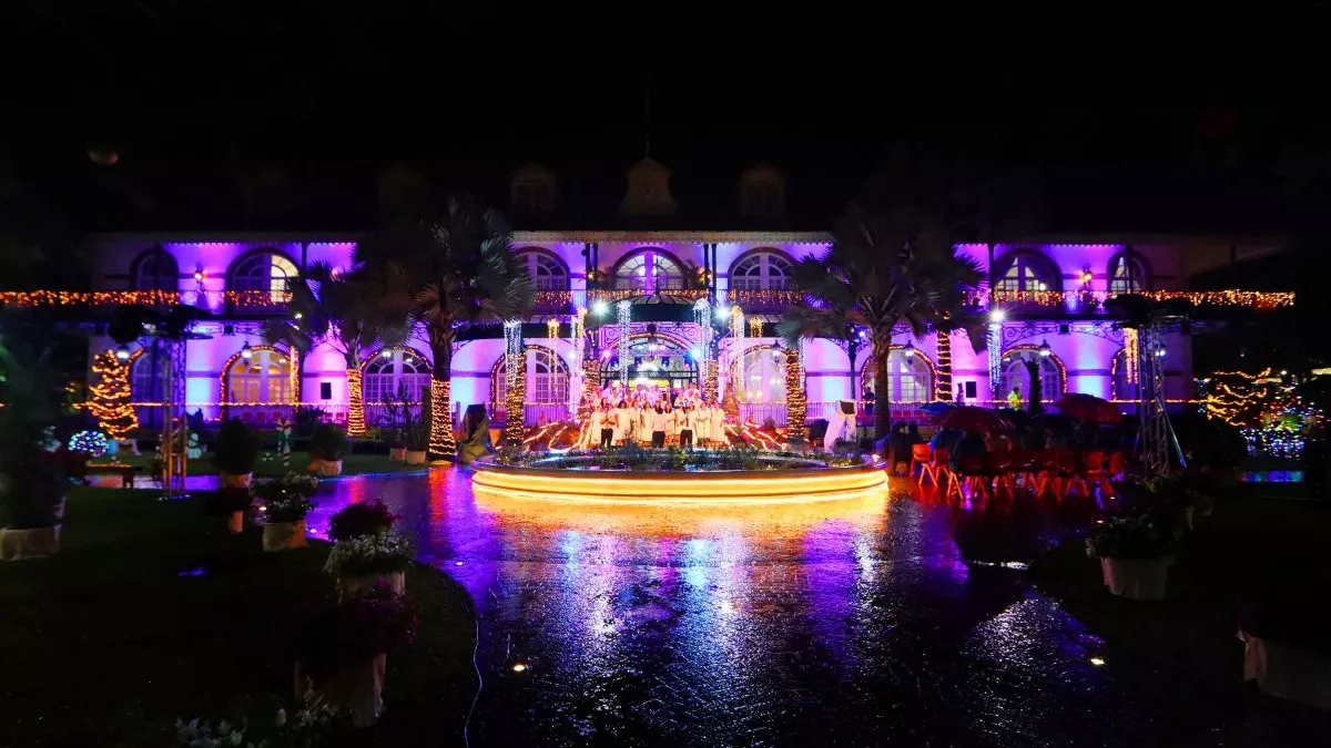Illumination des jardins de la présidence tahiti