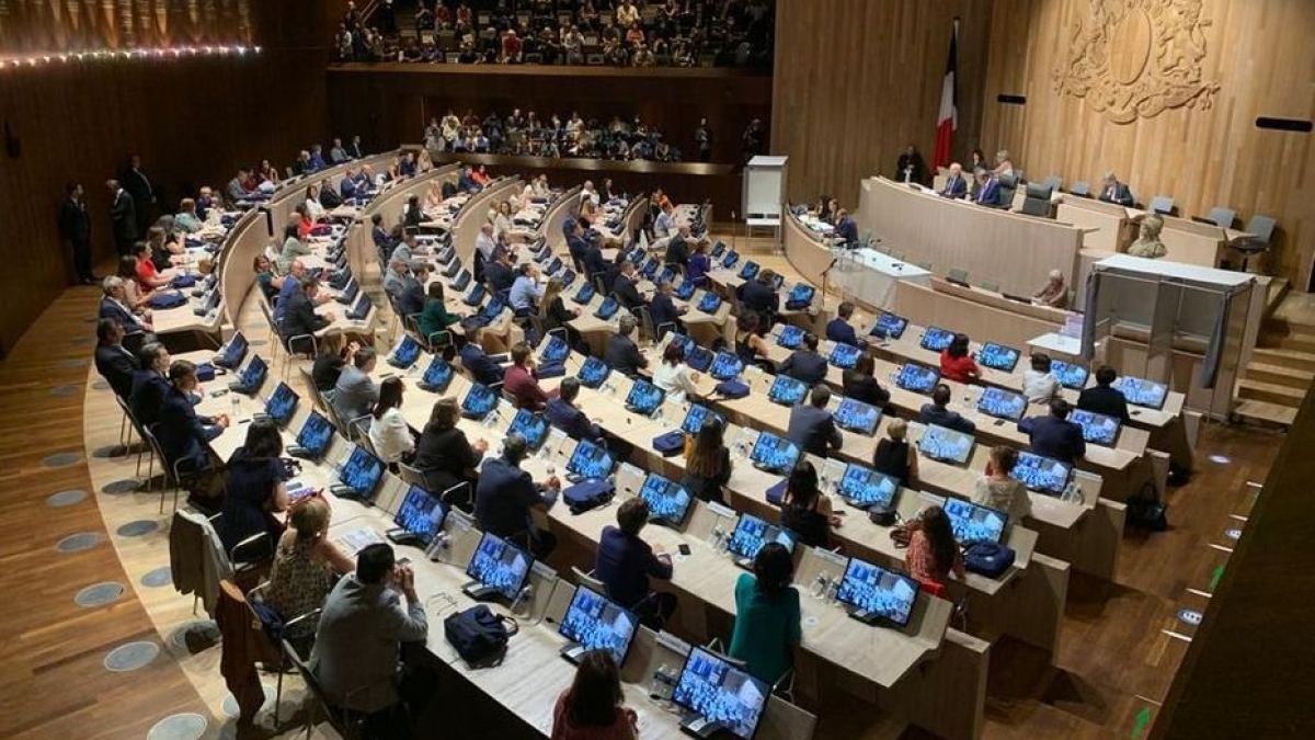 Hémicycle mairie de Marseille © Sidonie Canetto / France 3