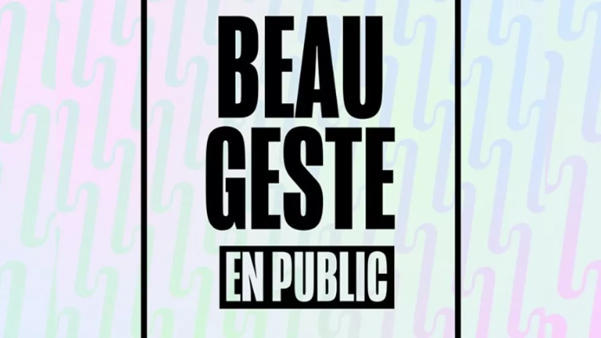 France Télévisions Beau geste en public