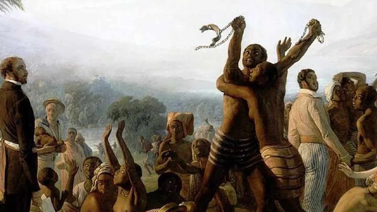 © François-Auguste Biard, Abolition de l'esclavage, 1849