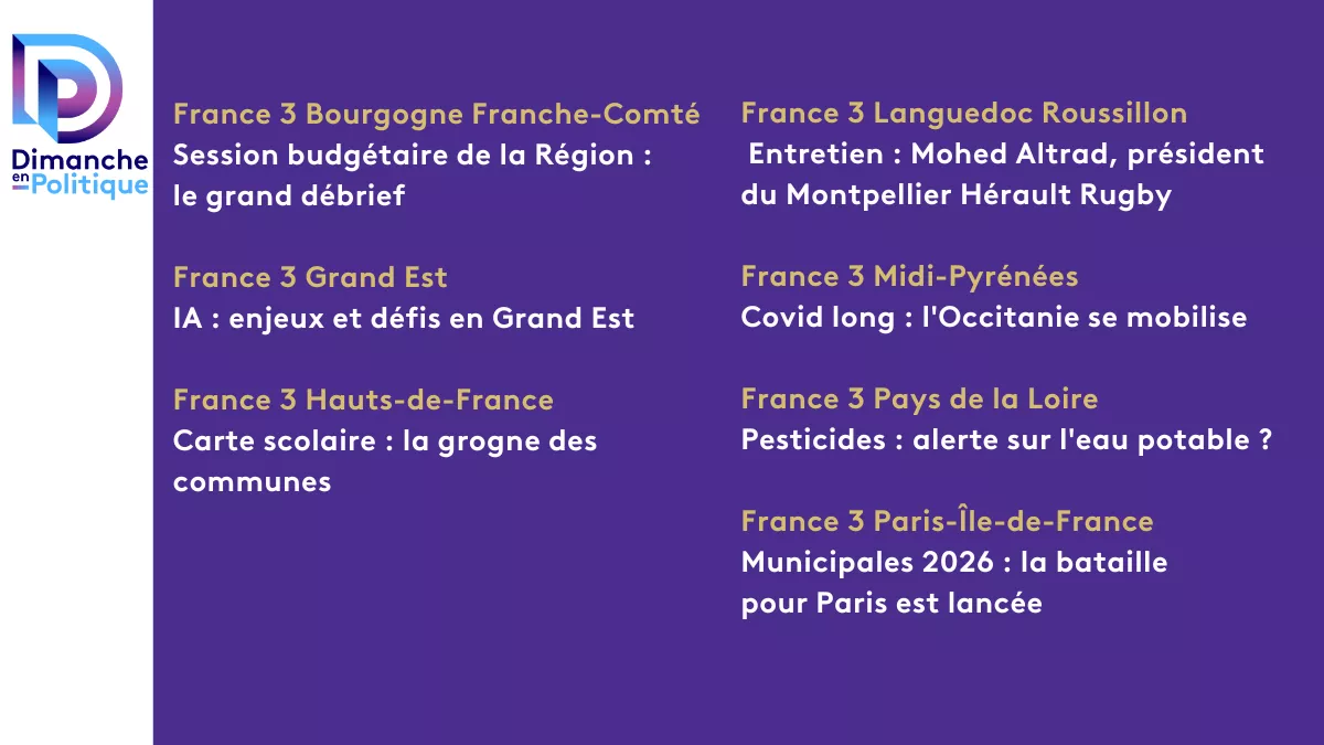 DEP régions 23 mars 2025