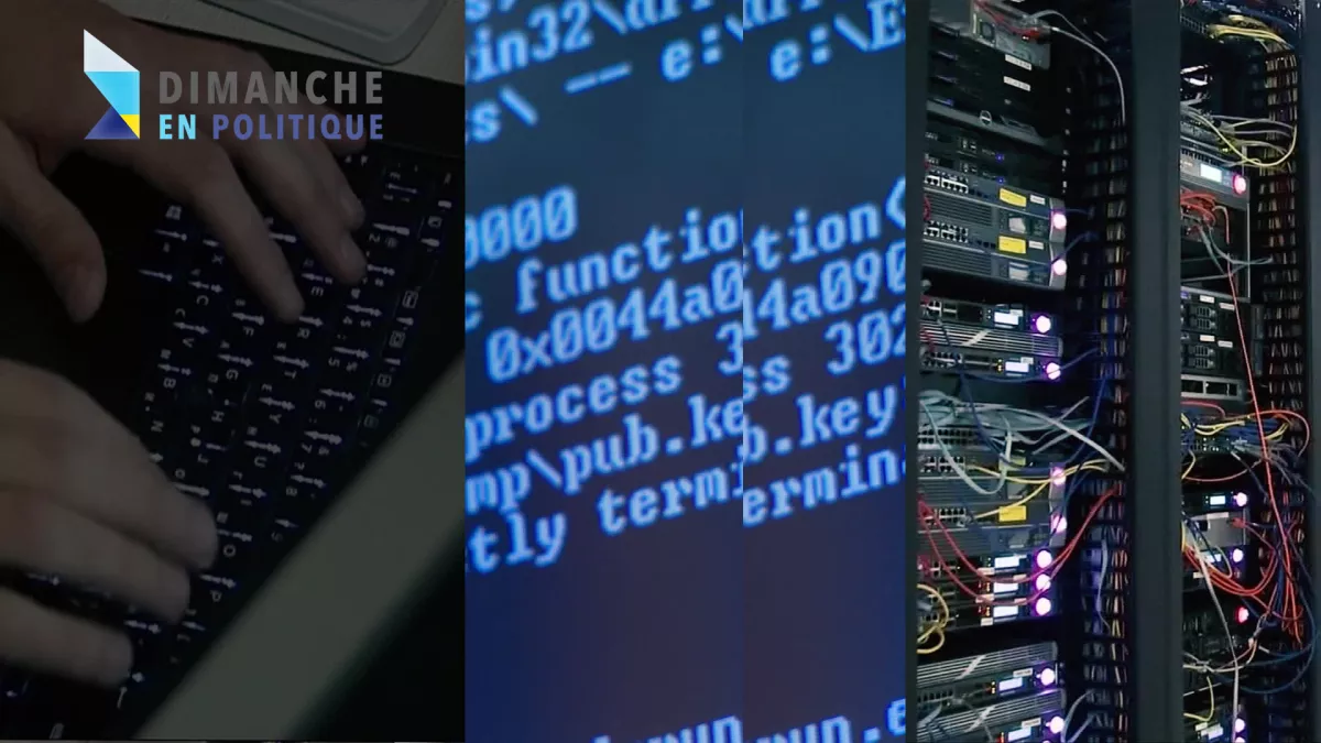 Cyberattaques : la menace invisible - Dimanche en politique - crédit FTV Cybersécurité : lutte contre la menace de cyberattaque, ce danger informatique souvent invisible