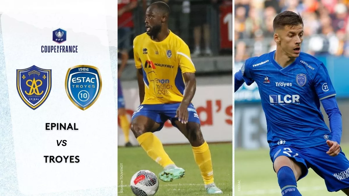 Football : Match Epinal - Troyes, samedi 18 novembre à 13h45 Joueurs de l'équipe de Troyes et d'Epinal