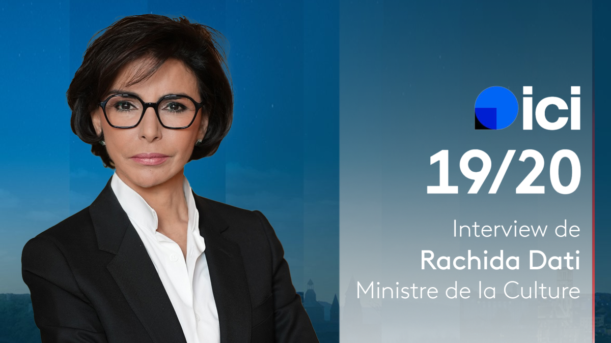 Rachida Dati Invitée d'ICI 19/20