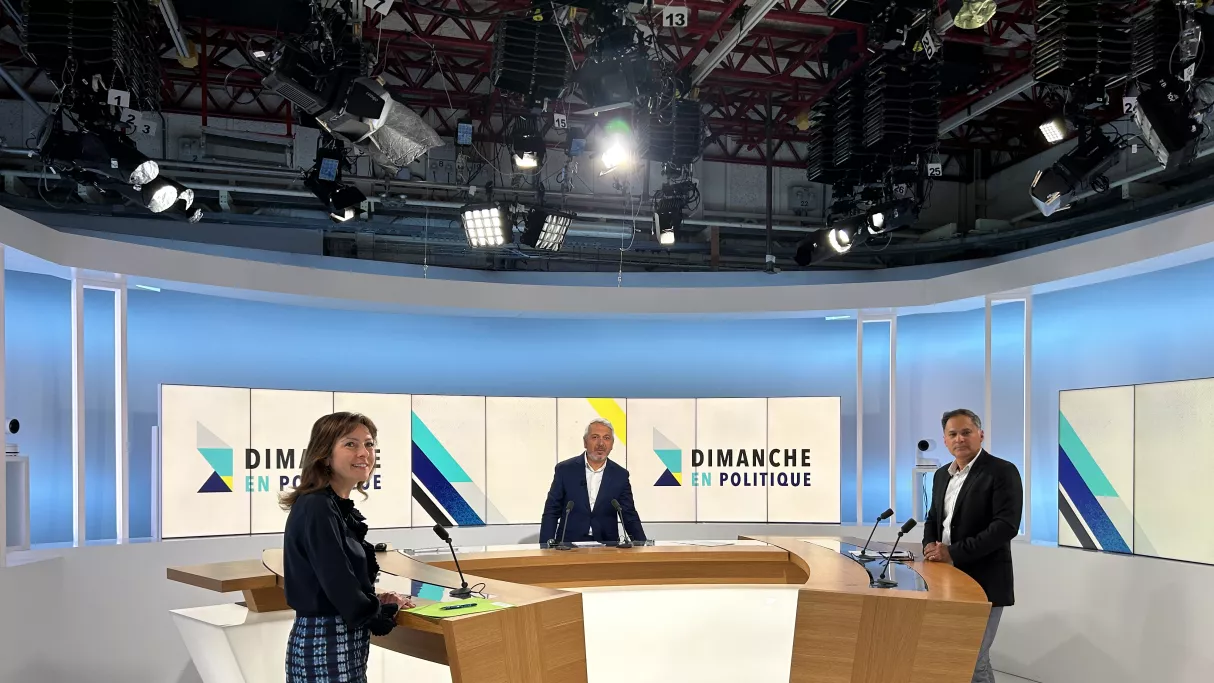 Carole Delga sur le plateau Dimanche en politique