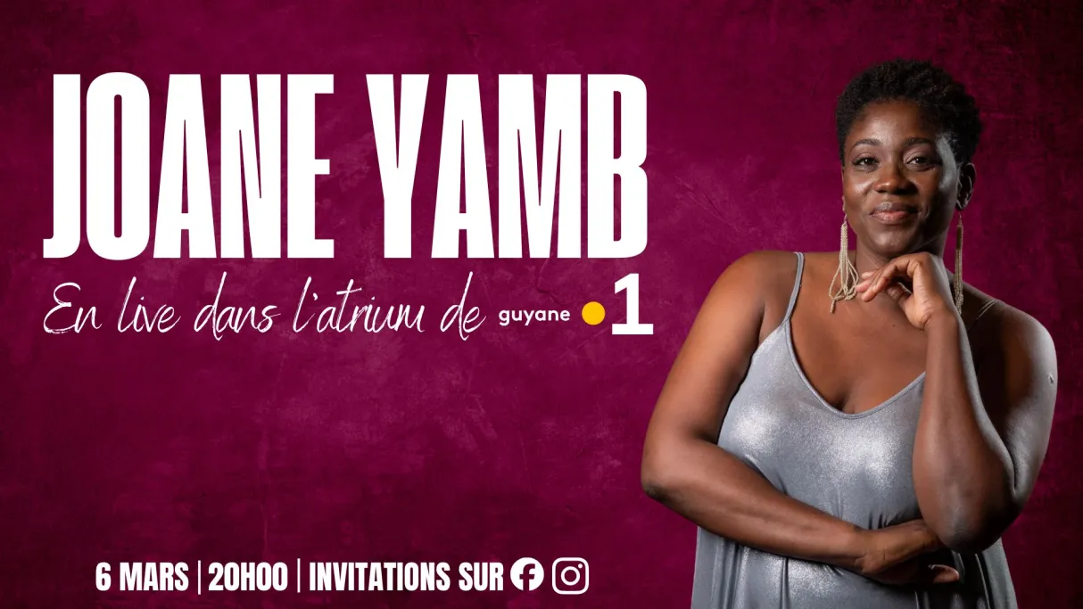 Joane Yamb dévoile son univers musical dans l’atrium de Guyane la 1ère ...