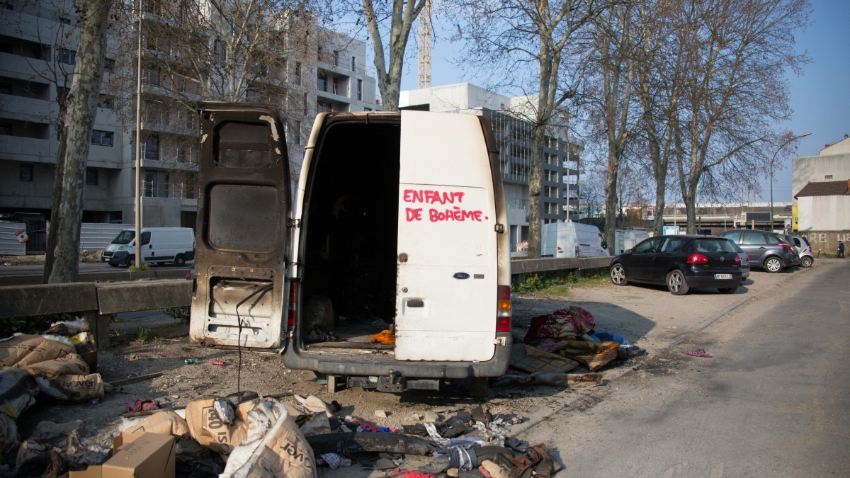 La camionnette blanche