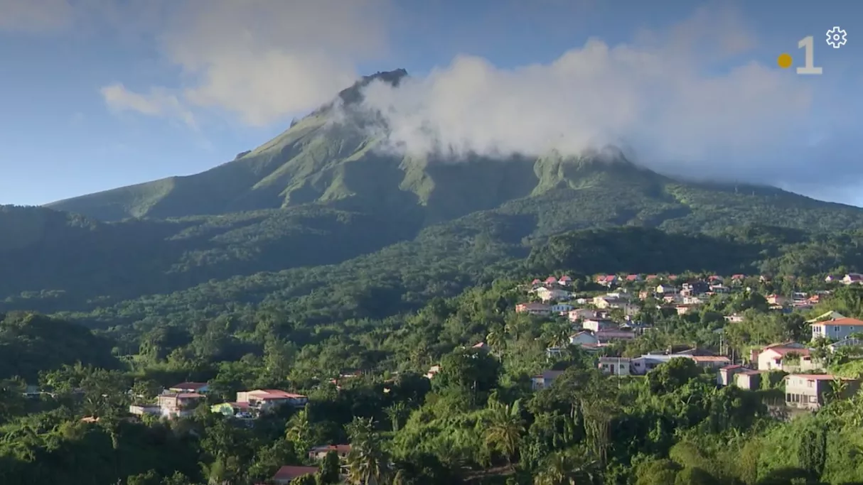 La Montagne Pelée à Saint-Pierre