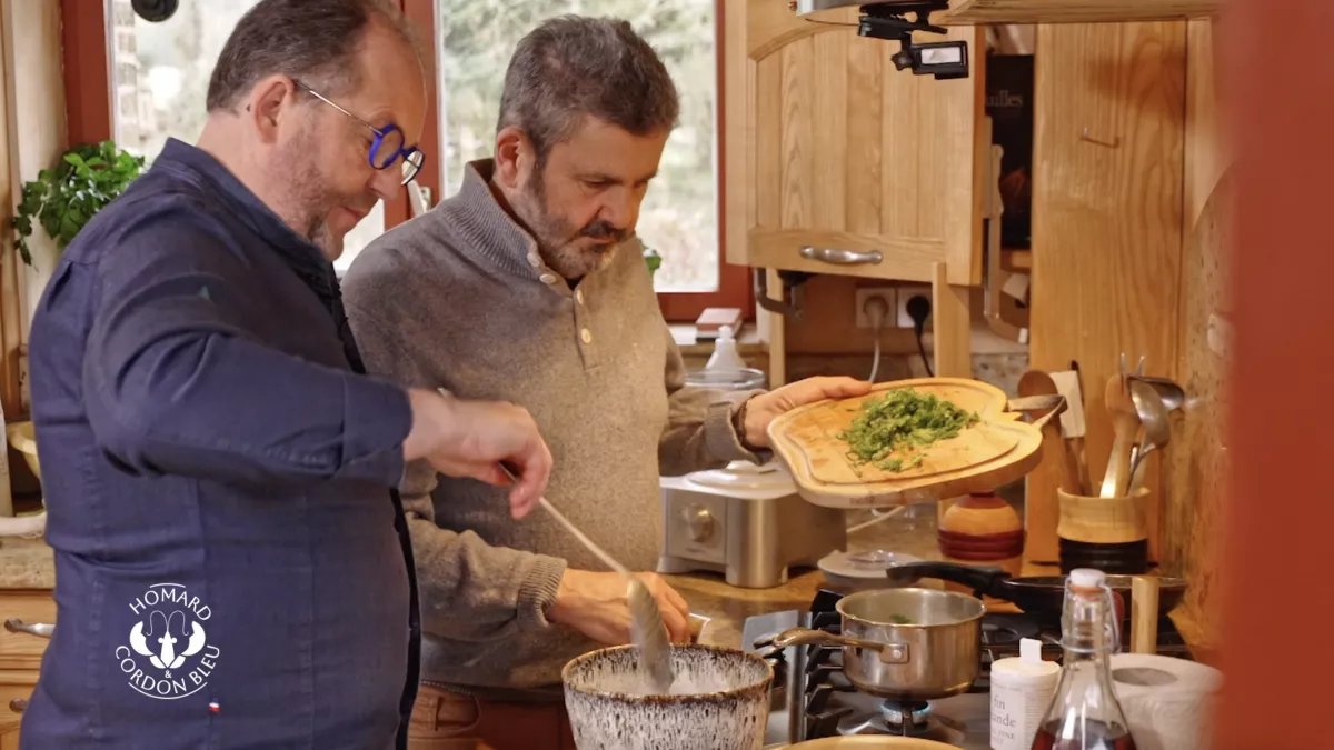 Dans la cuisine de Philippe.