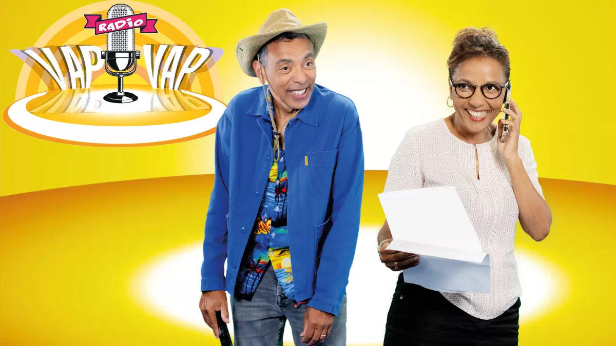 RADIO VAP VAP SUR REUNION LA 1ERE A la rentrée, l’humour est au rendez-vous sur Réunion la 1ère et pas des moindres ! Une création unique, inédite et l’occasion pour nos deux compères, Thierry Jardinot et Alice Sinaman de nous faire rire juste avant le JT du soir. C’est bien connu l’humour à deux, c’est mieux ! Et c’est sur Réunion la 1ère !