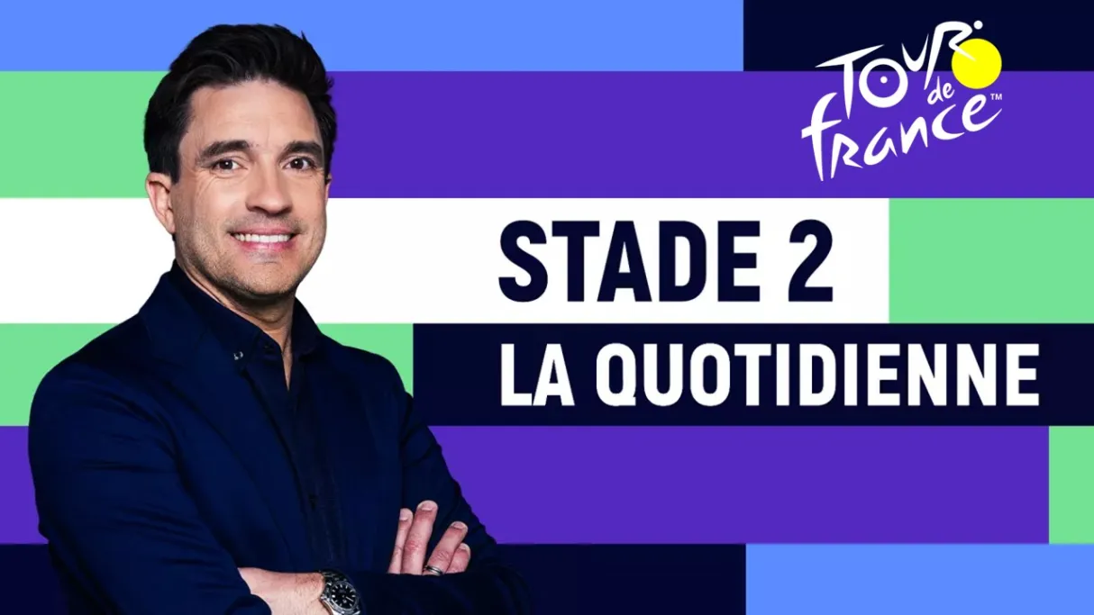 Tout au long de la Grande Boucle, Stade 2, La Quotidienne s'installe chaque jour sur Réunion La 1ère pour vous offrir un décryptage complet de l'actualité de la plus célèbre des courses cyclistes.