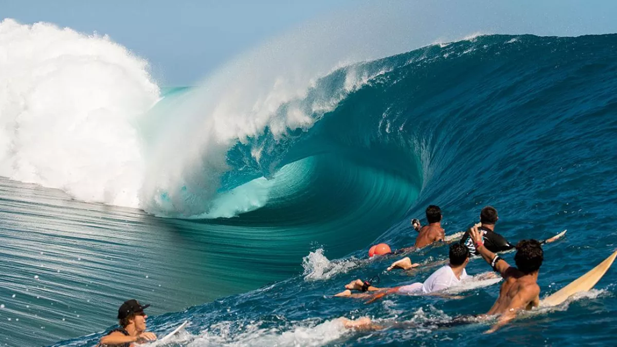 La vague de Teahupo'o La vague de Teahupo'o