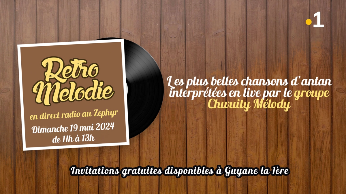 Suivez Rétro Mélodie en direct du Zéphyr FranceTvPro.fr