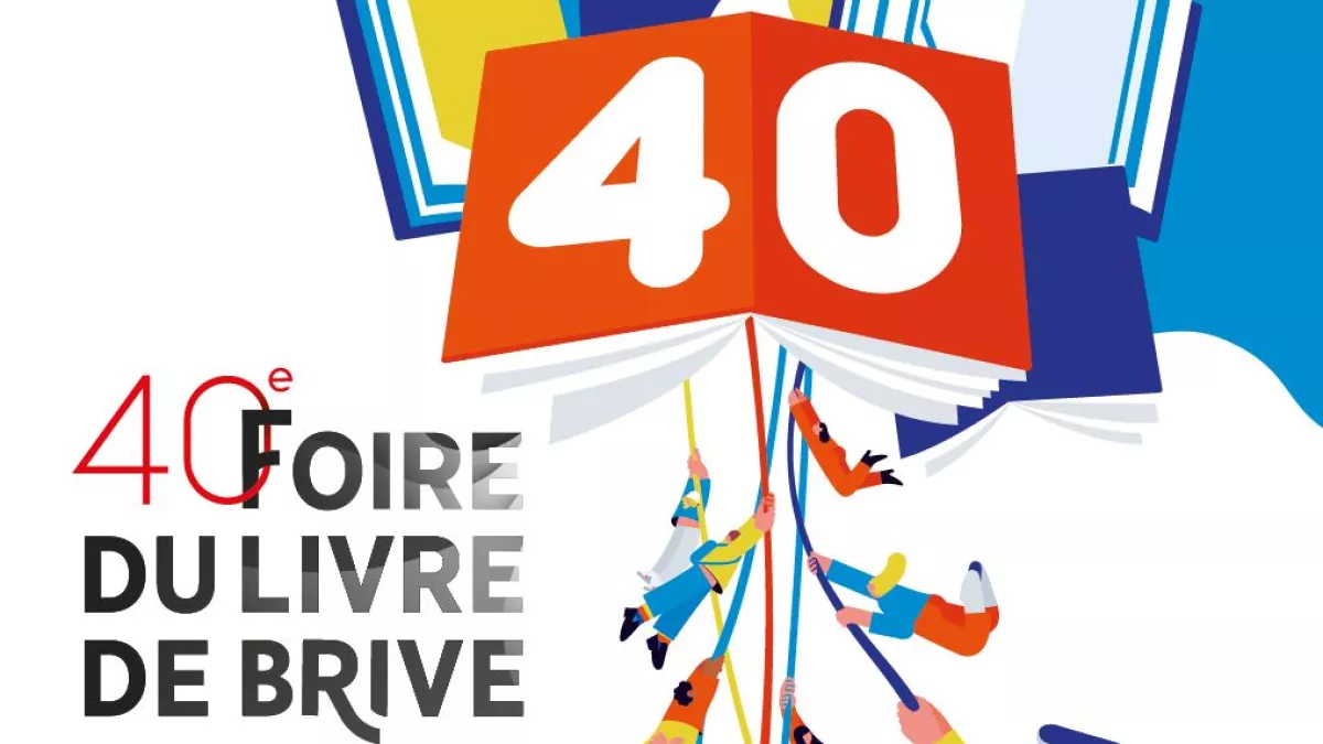 Affiche Foire du livre de Brive 2023