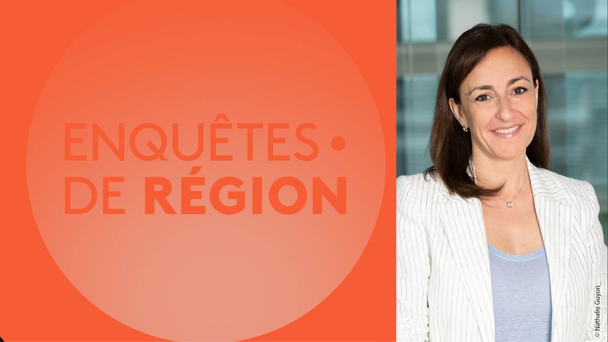 Enquêtes de région, un magazine présenté par Nathalie Layani © N Guyon Nathalie Layani, présentatrice Enquêtes de région en PACA