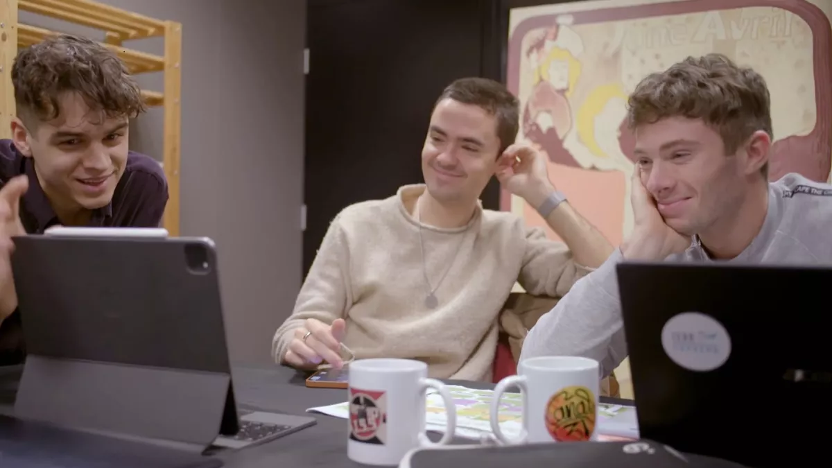 Gaëtan, Jules et Eliott