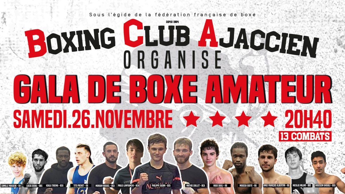 AFFICHE BOXE