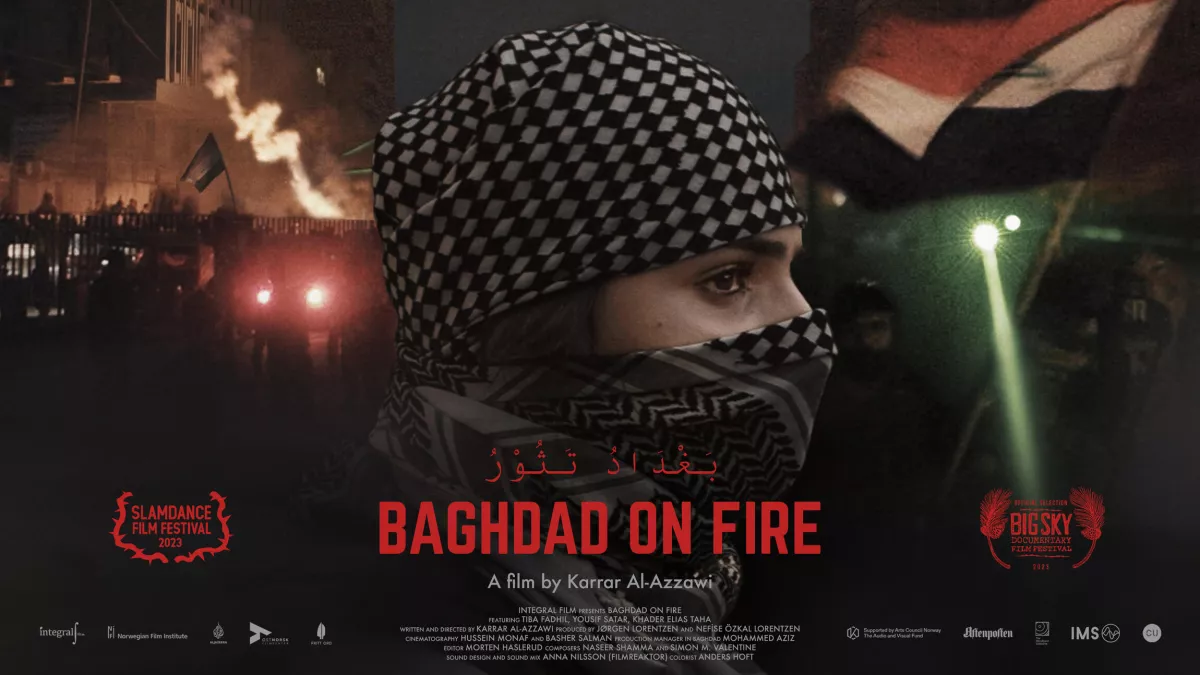 Baghdad on fire