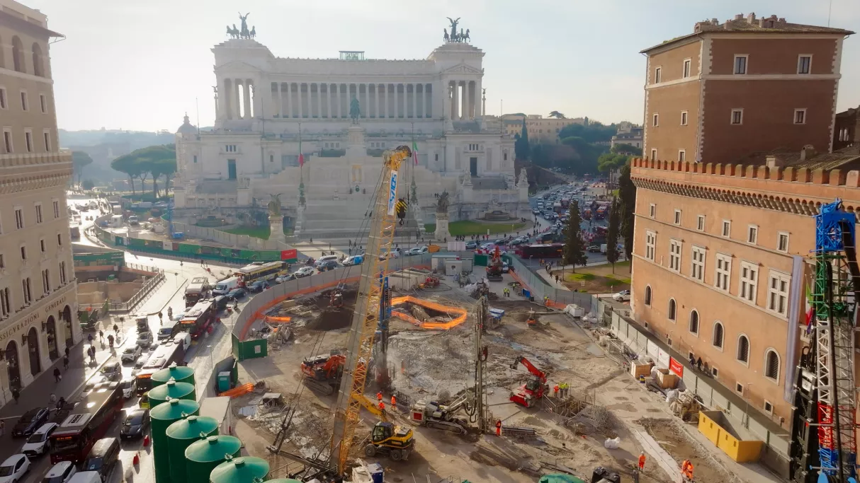 Rome, sous les pavés, l'Histoire