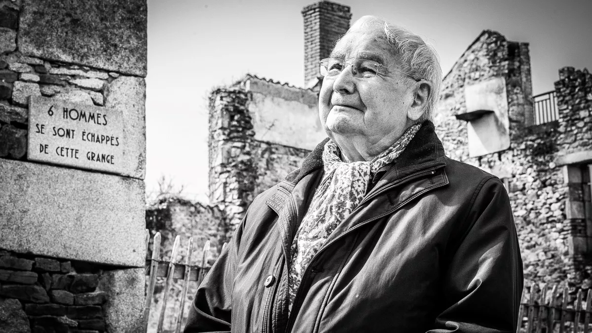 Robert Hébras-dernier survivant du massacre d'Oradou-sur-Glane Robert Hébras - Oradou-sur-Glane
