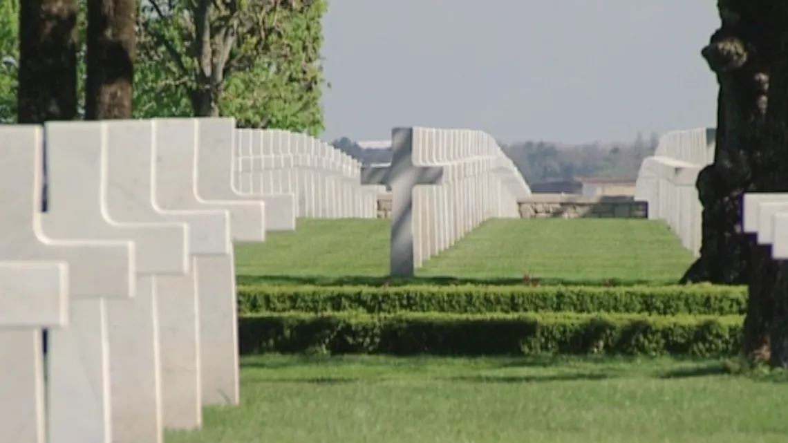 Les tombes des combattants