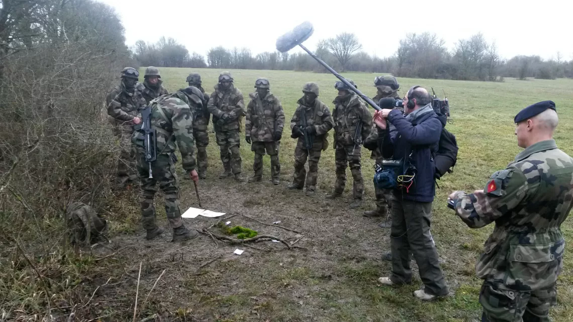 Tournage magazine Apprenti soldat