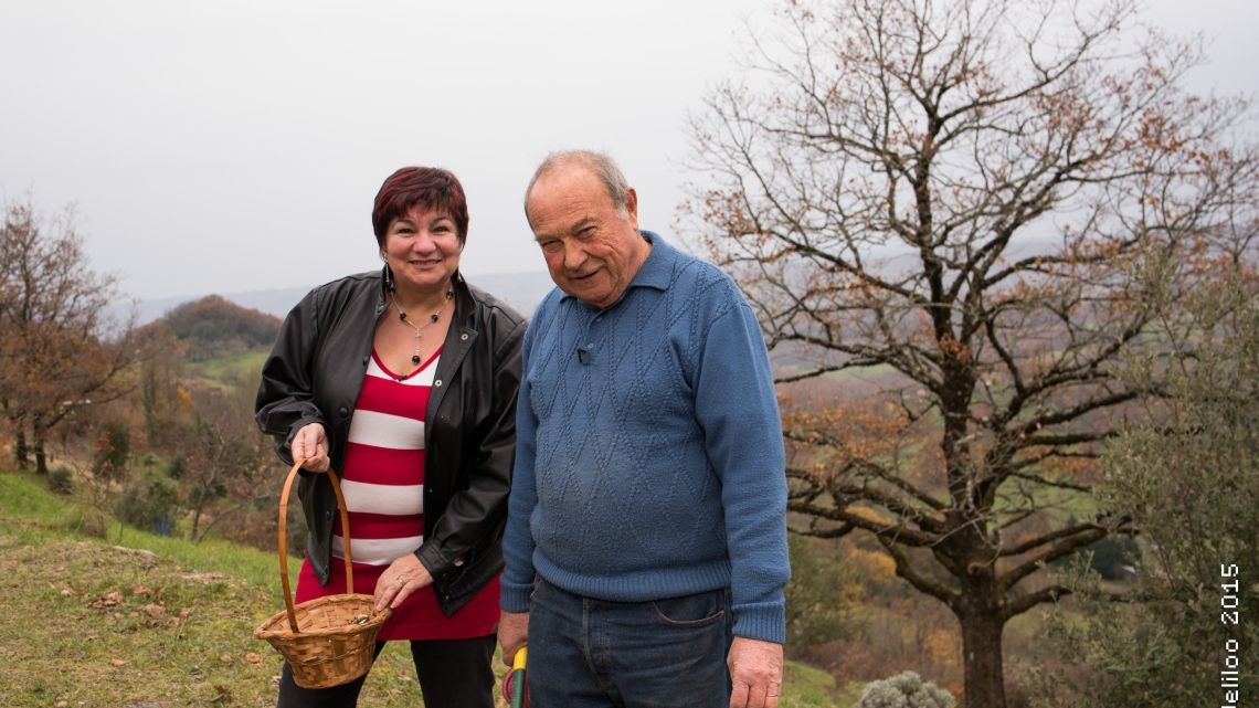 Manuela et Louis trufficulteur