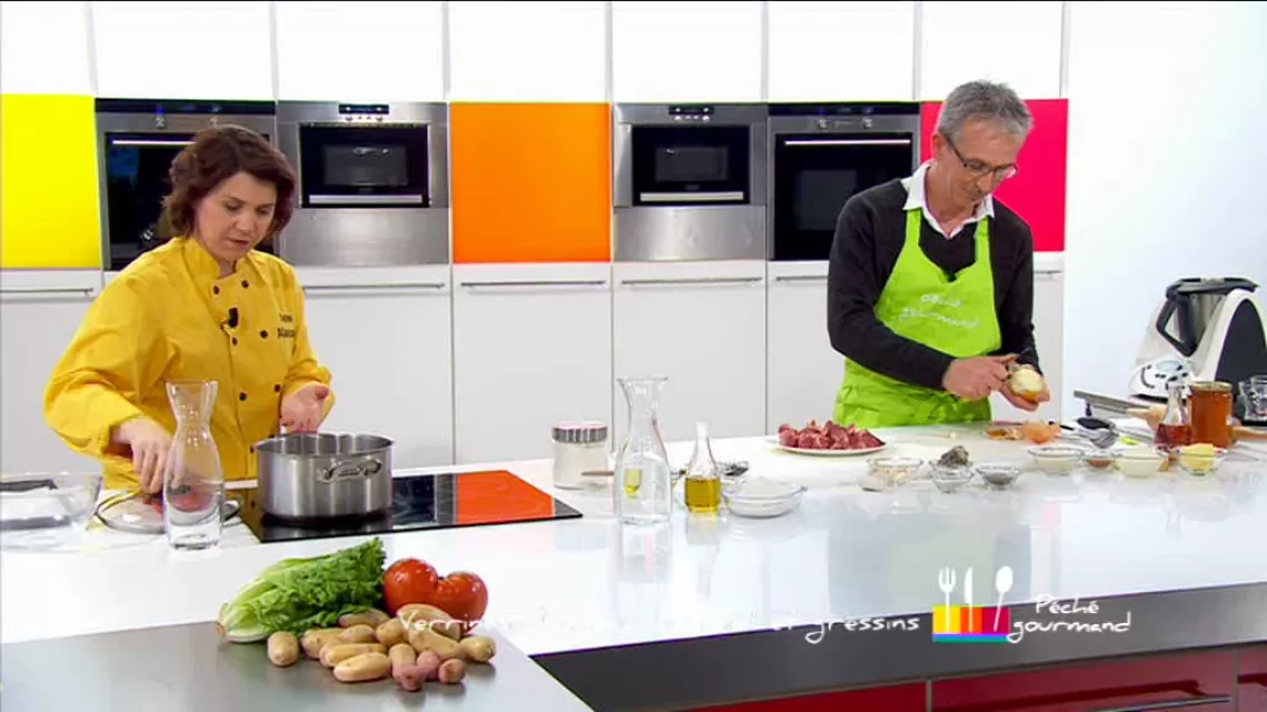 Philippe et Anne Alassane, en plateau