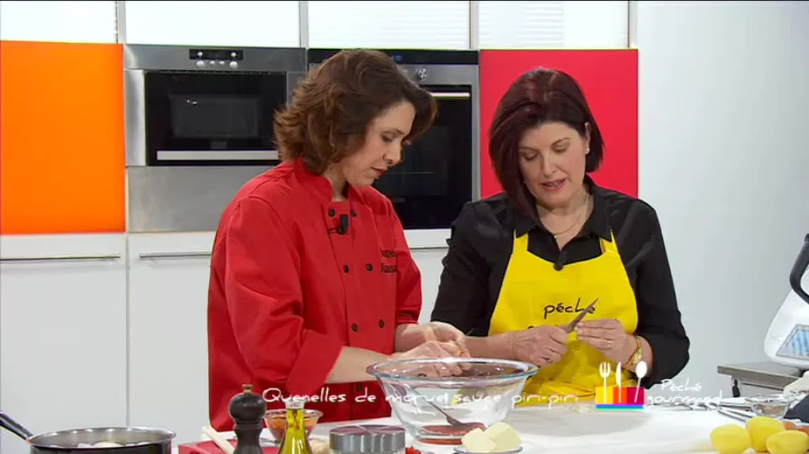 Anne et Gina sur le plateau