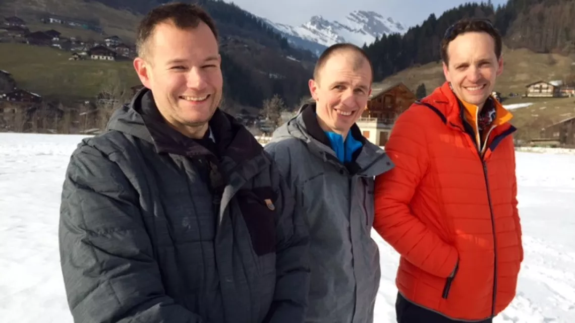 Jean Sébastien Faber, Anthony Barrucand et Benoît Touchard