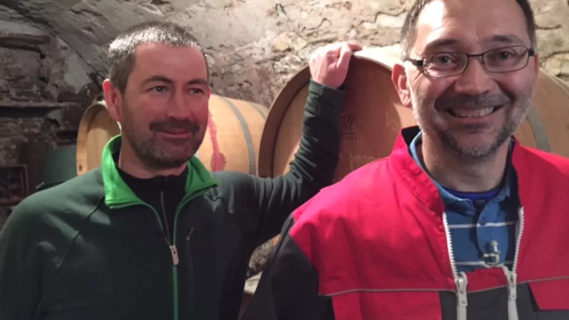 Raphaêl Saint-germain et fabrice Boucher, vignerons