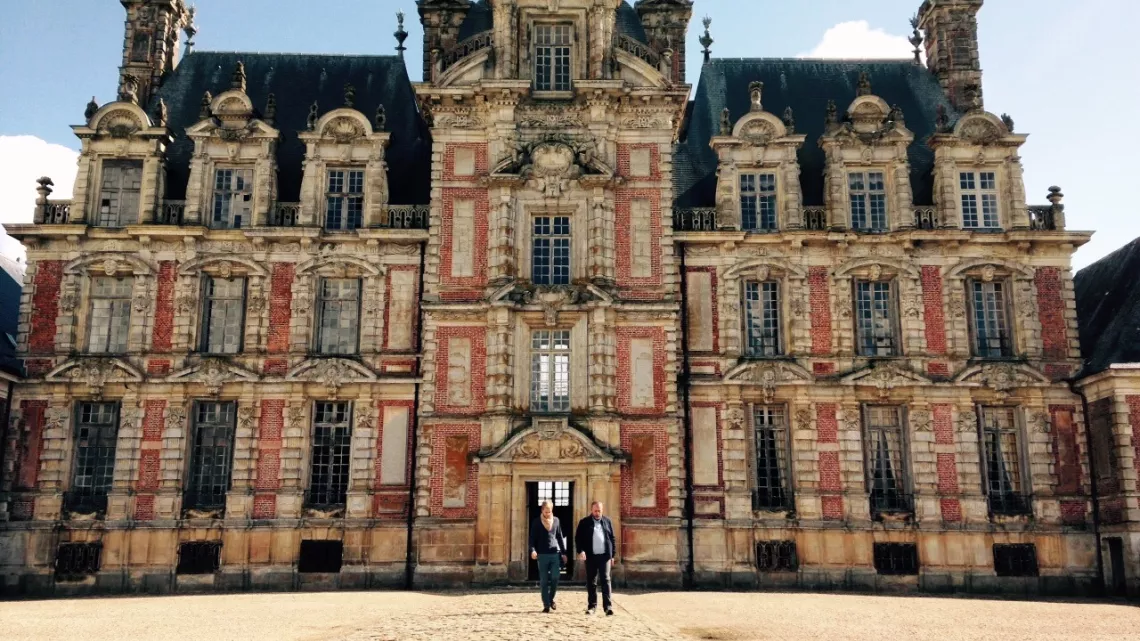 Emmanuel Maubert au château de Beaumesnil