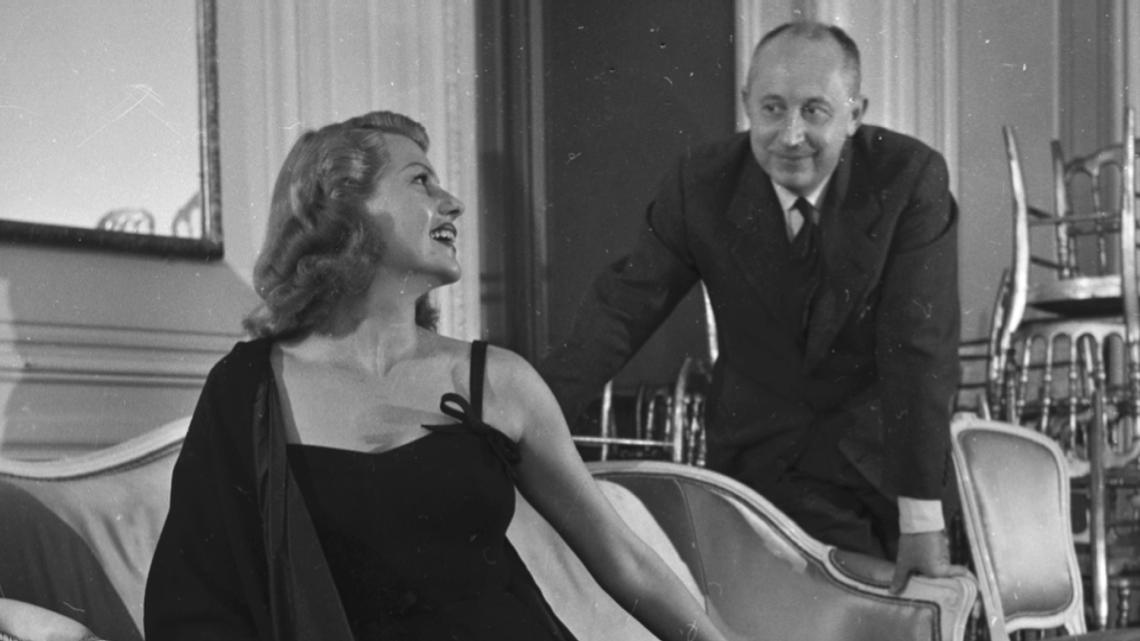 Christian Dior et Rita Hayworth