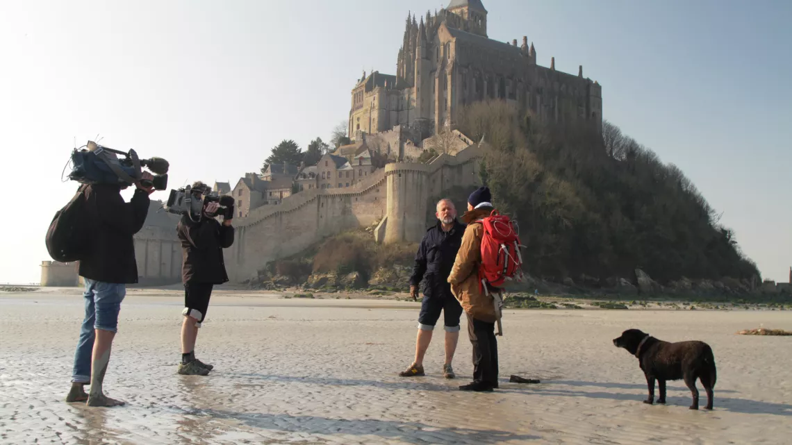 Tournage au Mont Saint Michel