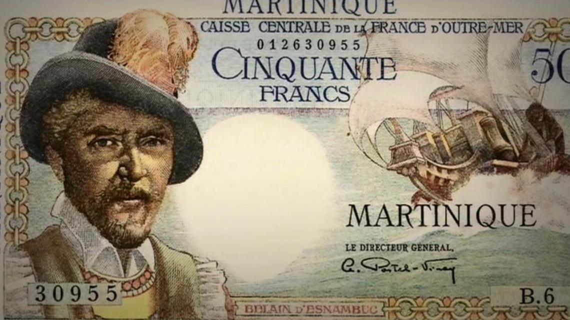 Billet cinquante francs Martinique